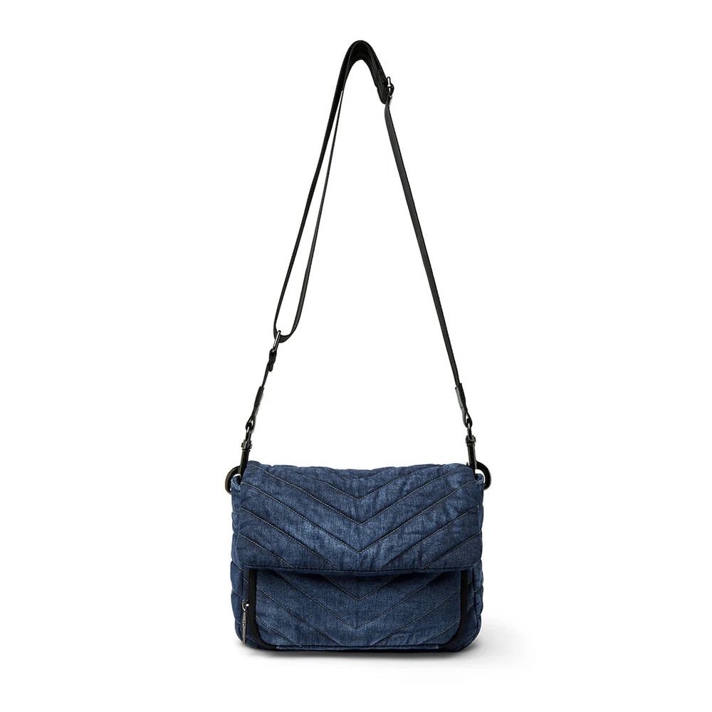 THINK ROYLN Blue Quilted Crossbody Bag